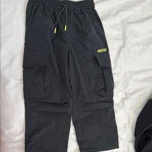 Kith Kids Black Cargo Joggers
